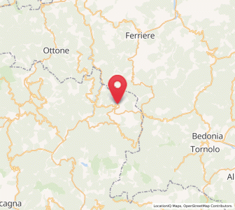 Map of Santo Stefano d'Aveto, Liguria