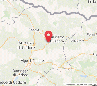 Map of Santo Stefano di Cadore, Veneto