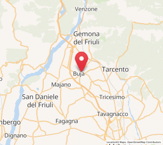 Map of Santo Stefano, Friuli Venezia Giulia