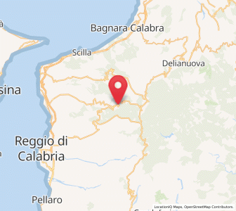 Map of Santo Stefano in Aspromonte, Calabria
