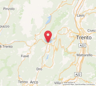 Map of Sarche, Trentino-Alto Adige