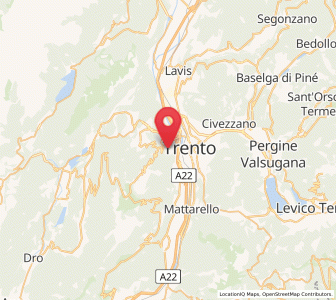 Map of Sardagna, Trentino-Alto Adige