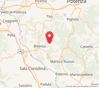 Map of Sasso di Castalda, Basilicate