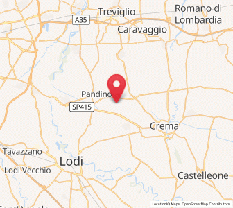 Map of Scannabue-Cascine Capri, Lombardy