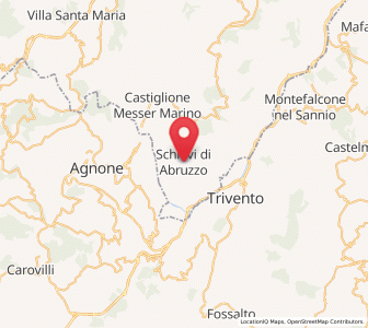 Map of Schiavi di Abruzzo, Abruzzo
