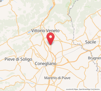 Map of Scomigo, Veneto