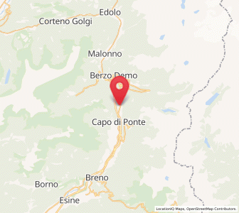 Map of Sellero, Lombardy