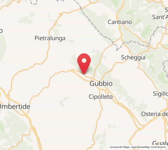 Map of Semonte-Casamorcia, Umbria