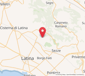 Map of Sermoneta, Lazio