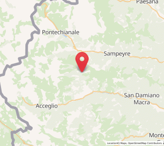 Map of Serre, Piedmont