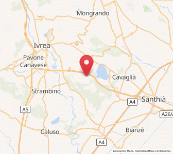 Map of Settimo Rottaro, Piedmont
