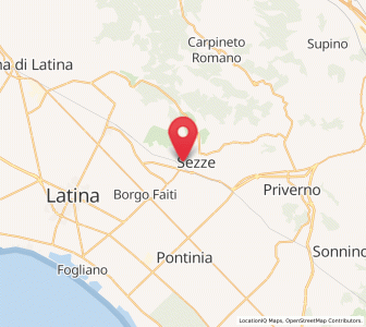 Map of Sezze Scalo, Lazio