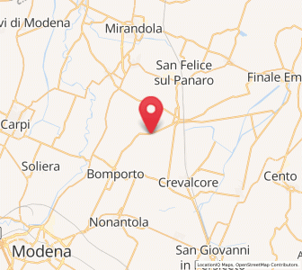 Map of Solara, Emilia-Romagna