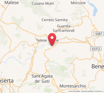 Map of Solopaca, Campania