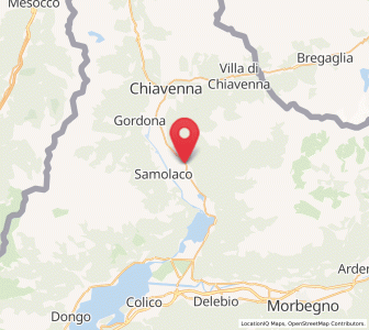 Map of Somaggia, Lombardy