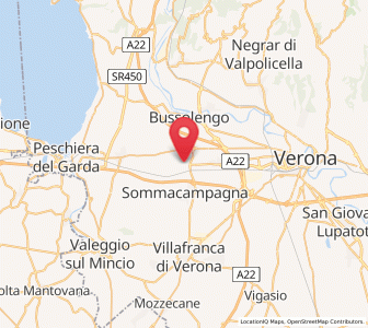 Map of Sona, Veneto