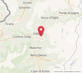 Map of Sonico, Lombardy