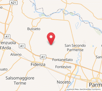 Map of Soragna, Emilia-Romagna