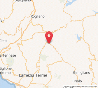 Map of Soveria Mannelli, Calabria