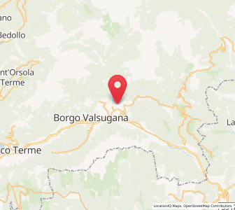 Map of Spera, Trentino-Alto Adige