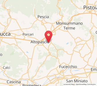 Map of Spianate, Tuscany