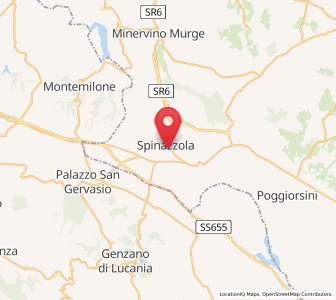 Map of Spinazzola, Apulia