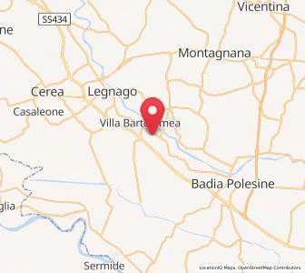 Map of Spinimbecco, Veneto