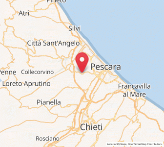 Map of Spoltore, Abruzzo