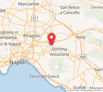 Map of Starza Vecchia, Campania