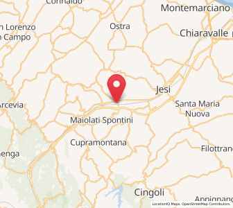 Map of Stazione, The Marches