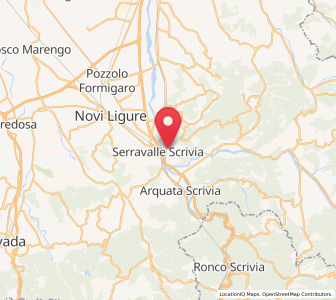 Map of Stazzano, Piedmont