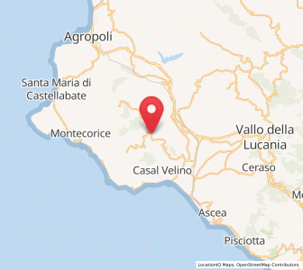 Map of Stella Cilento, Campania