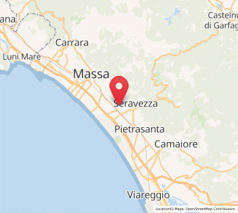 Map of Strettoia, Tuscany