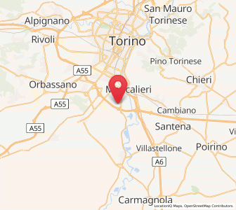 Map of Tagliaferro, Piedmont