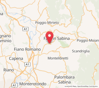 Map of Talocci, Lazio