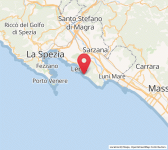 Map of Tellaro, Liguria