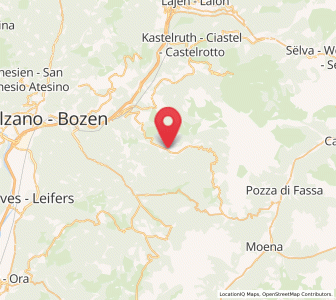 Map of Tires, Trentino-Alto Adige
