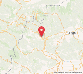 Map of Tonezza del Cimone, Veneto