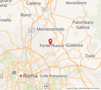 Map of Tor Lupara, Lazio