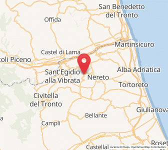 Map of Torano Nuovo, Abruzzo