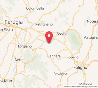 Map of Tordandrea, Umbria