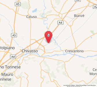 Map of Torrazza Piemonte, Piedmont