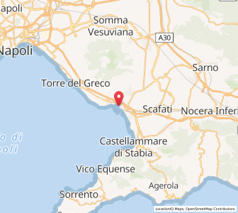 Map of Torre Annunziata, Campania