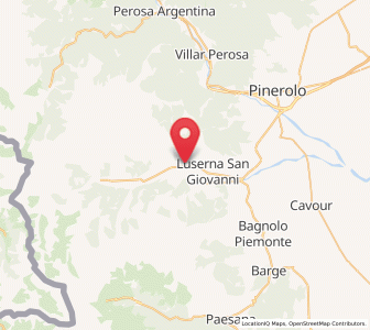 Map of Torre Pellice, Piedmont