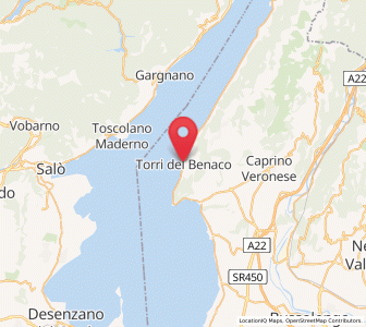 Map of Torri del Benaco, Veneto