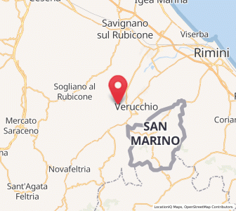 Map of Torriana, Emilia-Romagna