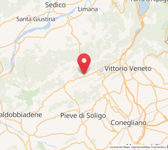 Map of Tovena, Veneto