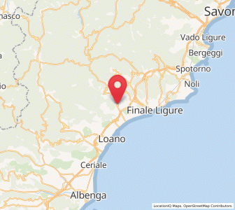 Map of Tovo San Giacomo, Liguria
