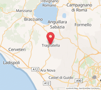 Map of Tragliatella Campitello, Lazio