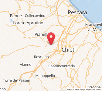 Map of Tre Croci, Abruzzo